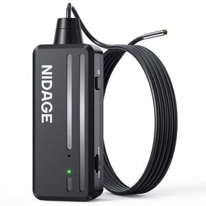 NIDAGE Black Inspection Camera WiFi endoscope